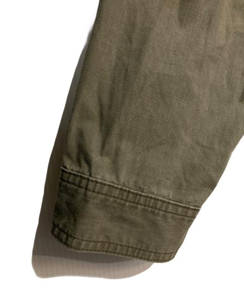 FULLCOUNT（フルカウント）FULLCOUNT (フルカウント) コットンフーデッドジャケット カーキ サイズ:40の古着・服飾アイテム
