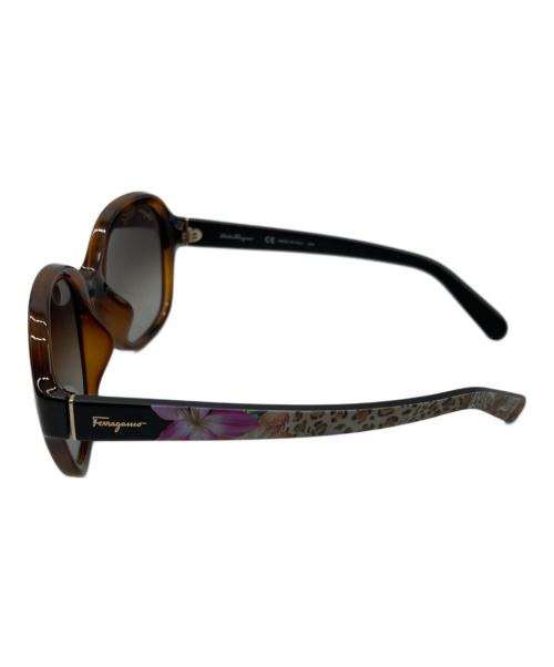 Salvatore Ferragamo（サルヴァトーレ フェラガモ）Salvatore Ferragamo (サルヴァトーレ フェラガモ) サングラス ブラウン サイズ:SIZE 58□18の古着・服飾アイテム