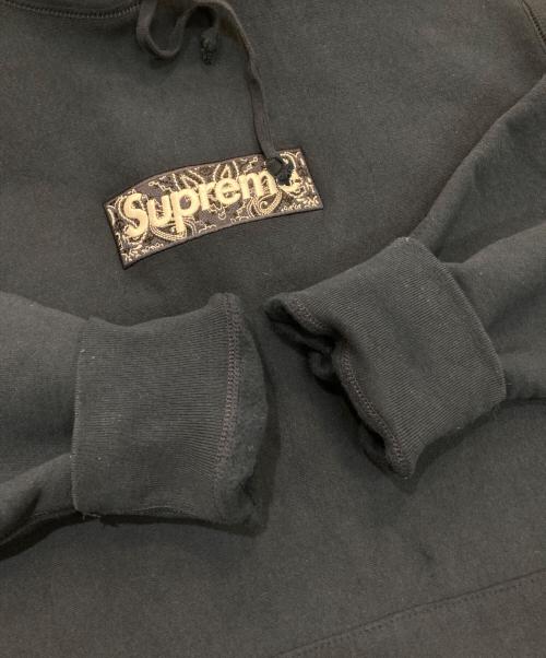 SUPREME（シュプリーム）Supreme (シュプリーム) bandana Box Logo hooded ネイビー サイズ:XLの古着・服飾アイテム