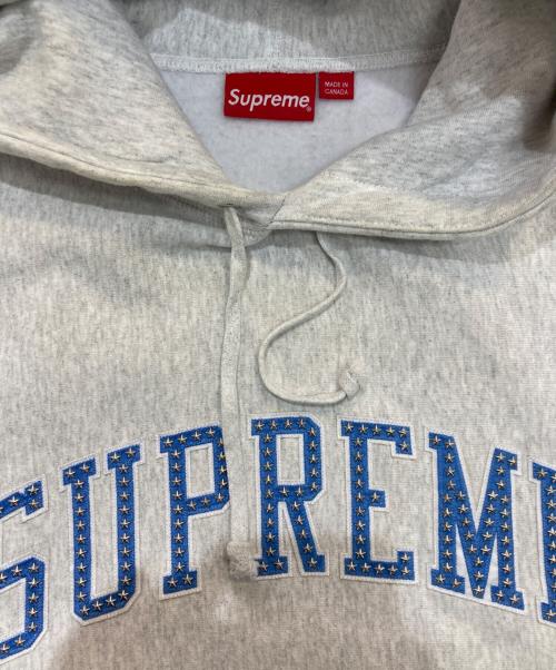 SUPREME（シュプリーム）Supreme (シュプリーム) Stars Arc Hooded Sweatshirt　	22SS グレー サイズ:XLの古着・服飾アイテム