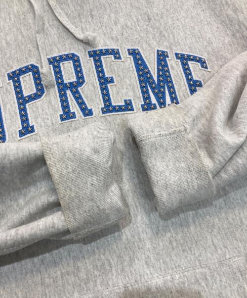SUPREME（シュプリーム）Supreme (シュプリーム) Stars Arc Hooded Sweatshirt　	22SS グレー サイズ:XLの古着・服飾アイテム