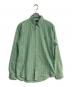 POLO RALPH LAUREN（ポロ・ラルフローレン）の古着「ストライプシャツ」｜グリーン