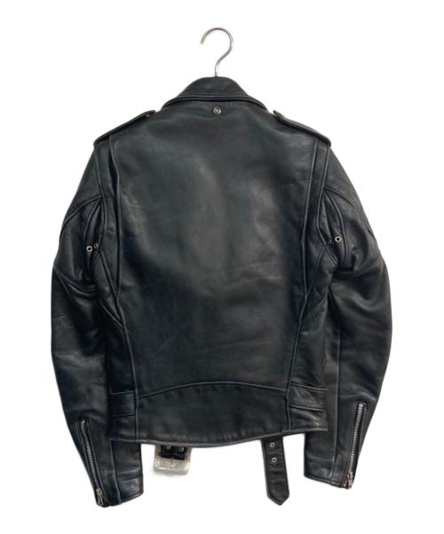Schott（ショット）Schott (ショット) ダブルライダースジャケット　バイカータグ　80’S　618 ブラック サイズ:32の古着・服飾アイテム