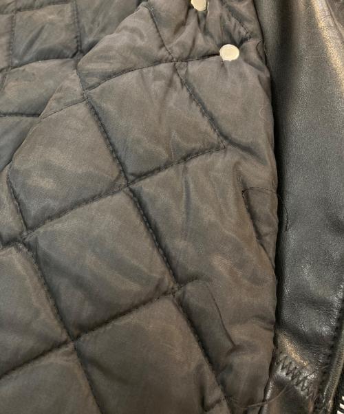 Schott（ショット）Schott (ショット) ダブルライダースジャケット　バイカータグ　80’S　618 ブラック サイズ:32の古着・服飾アイテム