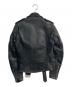 Schott (ショット) ダブルライダースジャケット　バイカータグ　80’S　618 ブラック サイズ:32：17000円