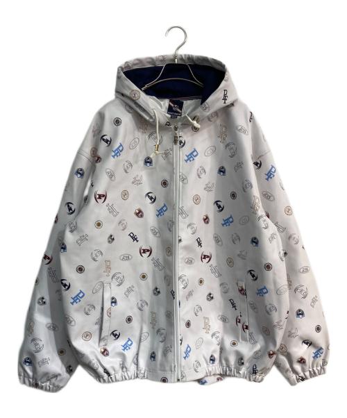 PHAT FARM（ファットファーム）PHAT FARM (ファットファーム) 総柄フーデッドジャケット　PJ541621 ホワイト サイズ:XXLの古着・服飾アイテム