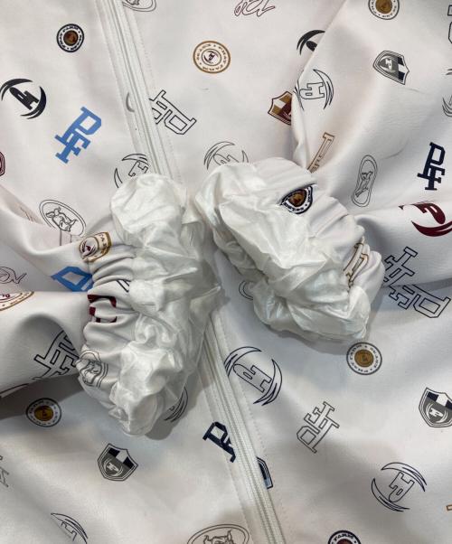 PHAT FARM（ファットファーム）PHAT FARM (ファットファーム) 総柄フーデッドジャケット　PJ541621 ホワイト サイズ:XXLの古着・服飾アイテム