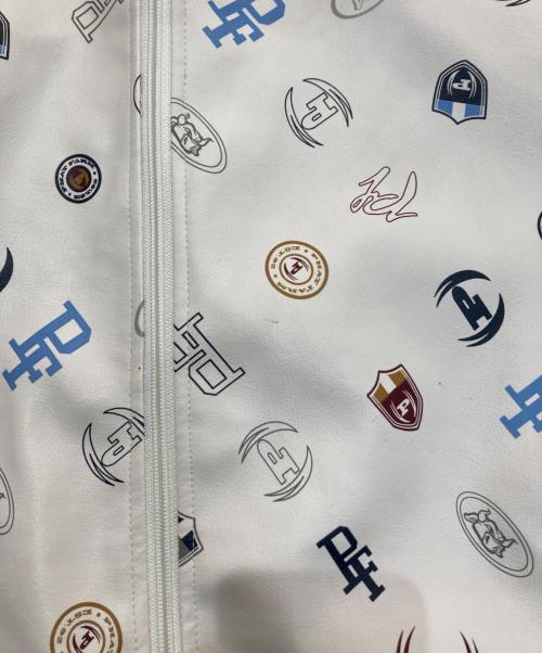 PHAT FARM（ファットファーム）PHAT FARM (ファットファーム) 総柄フーデッドジャケット　PJ541621 ホワイト サイズ:XXLの古着・服飾アイテム