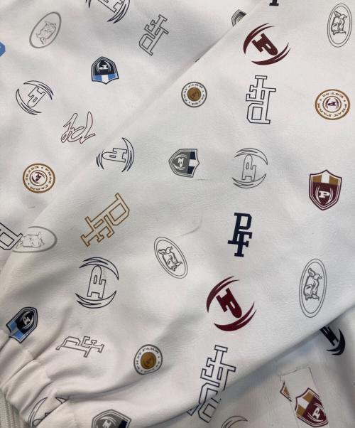 PHAT FARM（ファットファーム）PHAT FARM (ファットファーム) 総柄フーデッドジャケット　PJ541621 ホワイト サイズ:XXLの古着・服飾アイテム