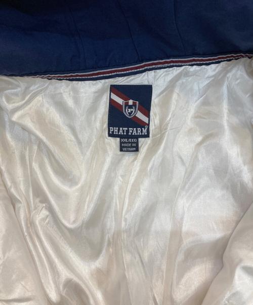 PHAT FARM（ファットファーム）PHAT FARM (ファットファーム) 総柄フーデッドジャケット　PJ541621 ホワイト サイズ:XXLの古着・服飾アイテム