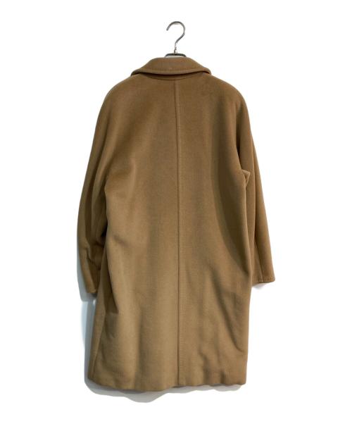 MaxMara（マックスマーラ）MaxMara (マックスマーラ) カシミヤ混ヴァージンウールロングコート ブラウン サイズ:J38の古着・服飾アイテム
