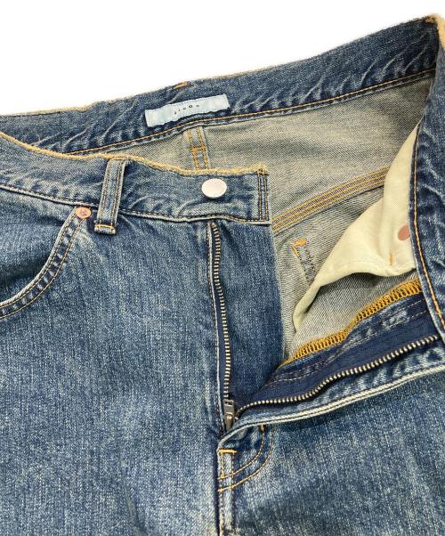 jieda（ジエダ）Jieda (ジエダ) USED 3D WORK DENIM　25SS ユーズド加工　Jie-STD-PT27 インディゴ サイズ:1の古着・服飾アイテム