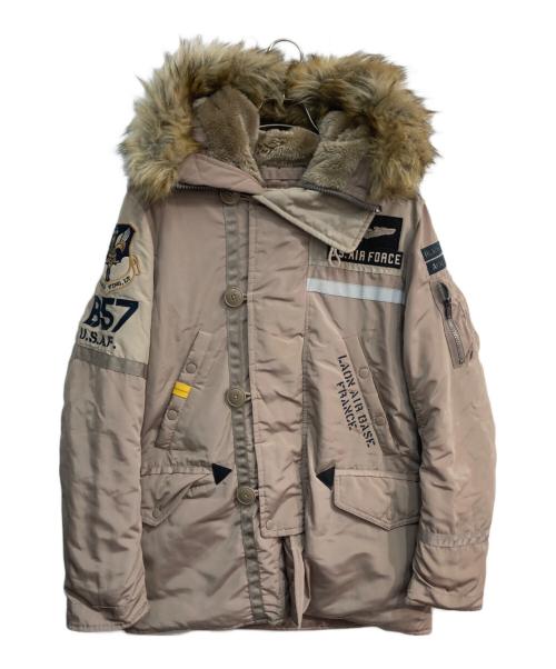 AVIREX（アヴィレックス）AVIREX (アヴィレックス) N-3B BLACK NIGHTS　6152159 ベージュ サイズ:Mの古着・服飾アイテム