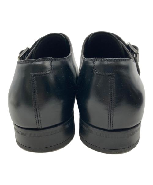 Salvatore Ferragamo（サルヴァトーレ フェラガモ）Salvatore Ferragamo (サルヴァトーレ フェラガモ) ダブルモンクストラップシューズ ブラック サイズ:9の古着・服飾アイテム