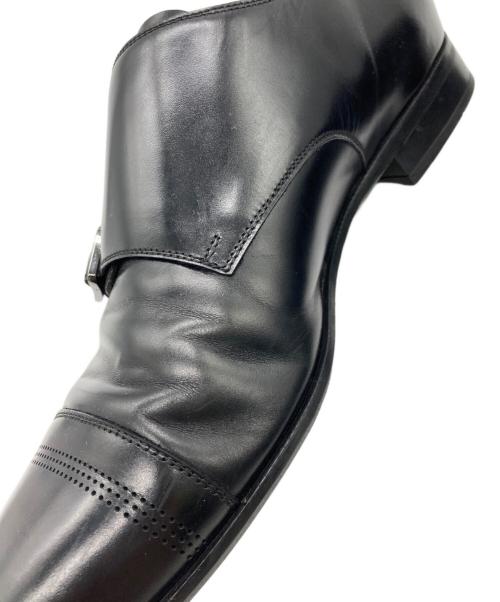 Salvatore Ferragamo（サルヴァトーレ フェラガモ）Salvatore Ferragamo (サルヴァトーレ フェラガモ) ダブルモンクストラップシューズ ブラック サイズ:9の古着・服飾アイテム