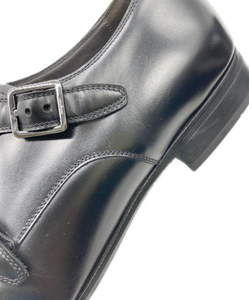 Salvatore Ferragamo（サルヴァトーレ フェラガモ）Salvatore Ferragamo (サルヴァトーレ フェラガモ) ダブルモンクストラップシューズ ブラック サイズ:9の古着・服飾アイテム