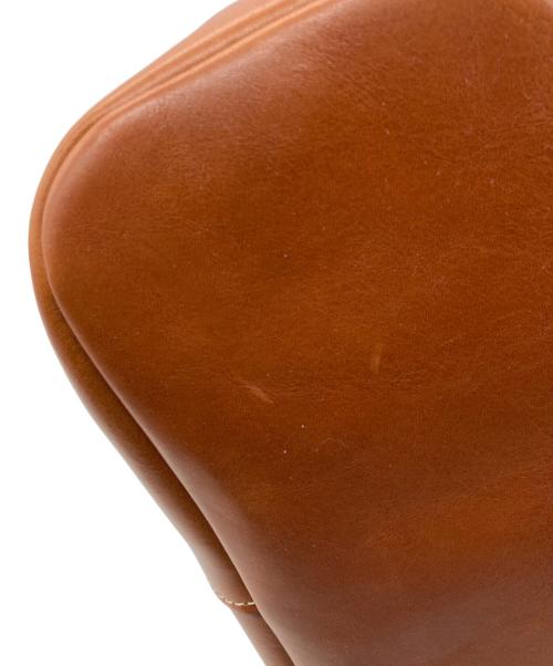 Herz（ヘルツ）Herz (ヘルツ) オールレザートートバッグ ブラウンの古着・服飾アイテム