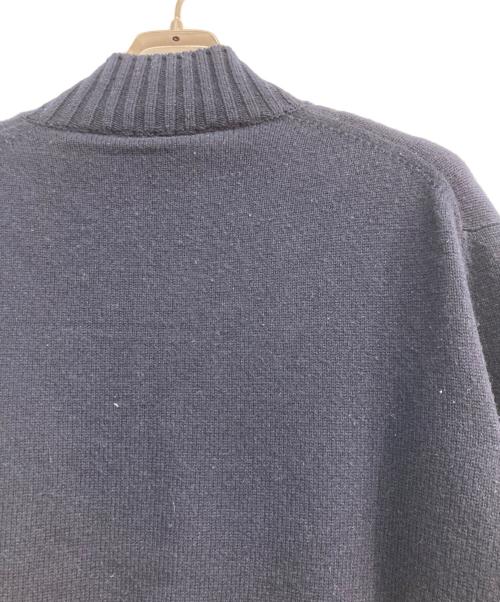 Settefili Cashmere（セッテフィーリ カシミア）Settefili Cashmere (セッテフィーリ カシミア) ウールカシミヤハイネックニット  イタリア製 ネイビー サイズ:Lの古着・服飾アイテム