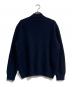 Settefili Cashmere (セッテフィーリ カシミア) ウールカシミヤハイネックニット  イタリア製 ネイビー サイズ:L：5000円