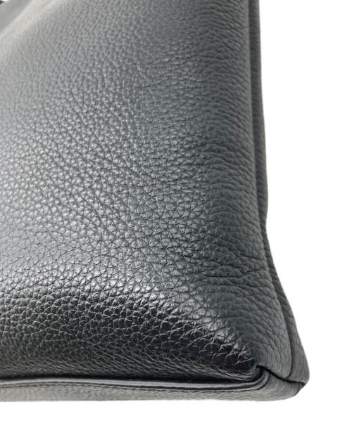 FURLA（フルラ）FURLA (フルラ) レザーショルダーバッグ ブラックの古着・服飾アイテム