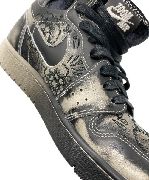 NIKE（ナイキ）NIKE (ナイキ) AIR JORDAN 1 ZM AIR CMFT 2 PRM グレー×ブラック サイズ:27.5cmの古着・服飾アイテム