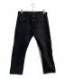 ONI DENIM（オニデニム）の古着「20ozデニムパンツ　ONI-546ZR-BK」｜ブラック