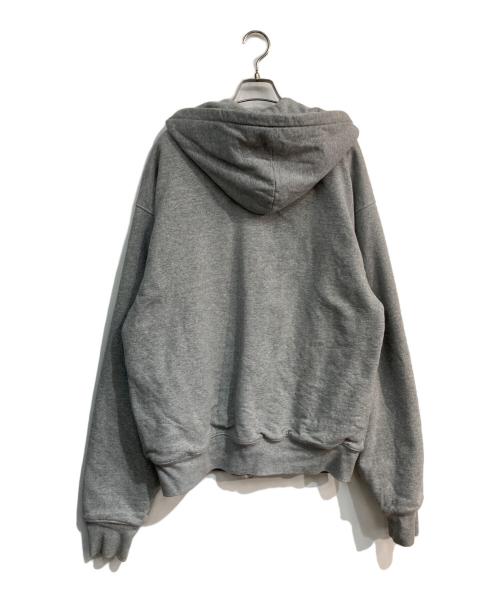 stussy（ステューシー）stussy (ステューシー) Zip up Hoody Parker　118460　Double Face Label グレー サイズ:Lの古着・服飾アイテム