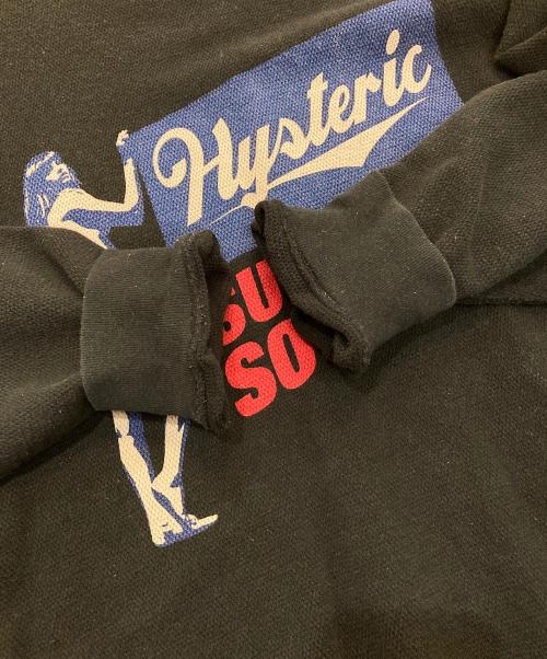 Hysteric Glamour（ヒステリックグラマー）Hysteric Glamour (ヒステリックグラマー) SUPERIOR SOUNDS スウェット　02241CS03 ブラック サイズ:Lの古着・服飾アイテム