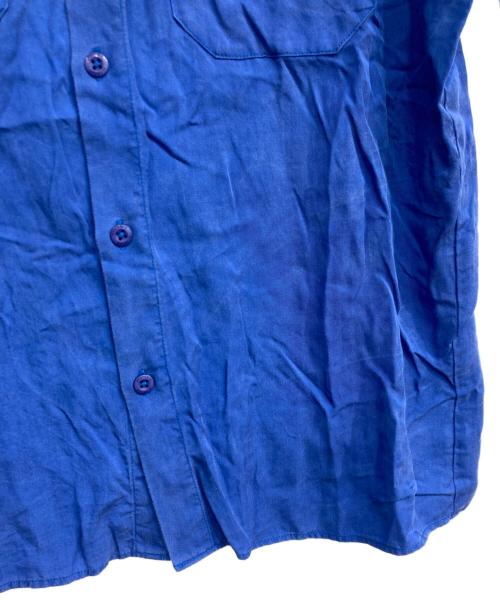 Hysteric Glamour（ヒステリックグラマー）Hysteric Glamour (ヒステリックグラマー) 半袖レーヨンシャツ ブルー サイズ:Mの古着・服飾アイテム