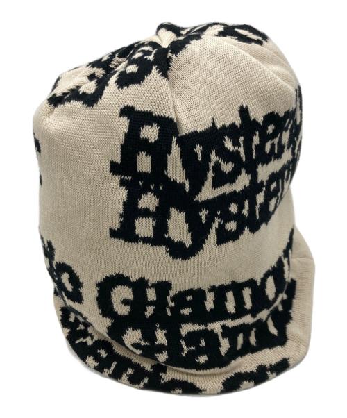 Hysteric Glamour（ヒステリックグラマー）Hysteric Glamour (ヒステリックグラマー) TYPE LOGO オーバーサイズビーニー アイボリーの古着・服飾アイテム
