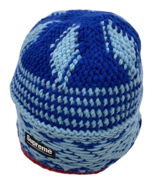 SUPREME（シュプリーム）SUPREME (シュプリーム) Diamond Beanie ブルーの古着・服飾アイテム