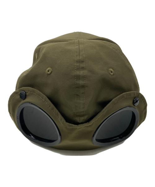 C.P COMPANY（シーピーカンパニー）C.P COMPANY (シーピーカンパニー) CHROME-R GOGGLE CAP カーキ サイズ:XLの古着・服飾アイテム