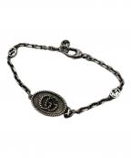 GUCCIグッチ）の古着「ダブルＧブレスレット」｜シルバー