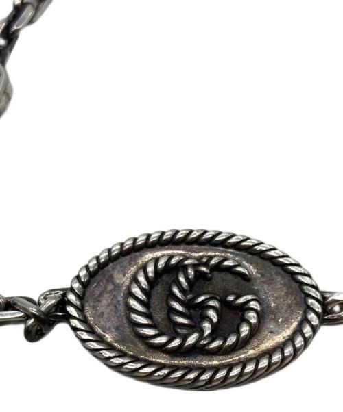GUCCI（グッチ）GUCCI (グッチ) ダブルＧブレスレット シルバーの古着・服飾アイテム