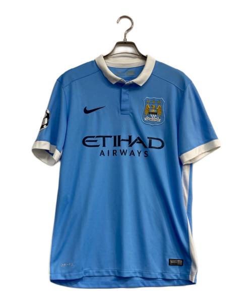 NIKE（ナイキ）NIKE (ナイキ) マンチェスターシティゲームシャツ ブルー サイズ:Mの古着・服飾アイテム