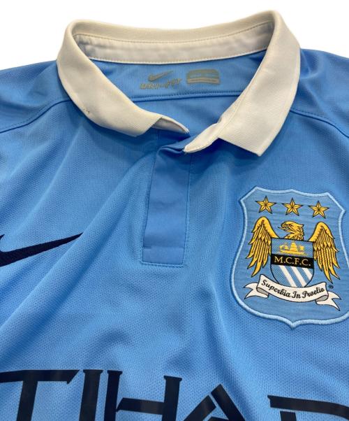 NIKE（ナイキ）NIKE (ナイキ) マンチェスターシティゲームシャツ ブルー サイズ:Mの古着・服飾アイテム
