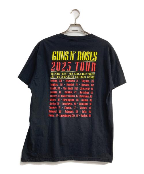 GUNS N ROSES（ガンズ・アンド・ローゼズ）GUNS N ROSES (ガンズ・アンド・ローゼズ) プリントTシャツ ブラック サイズ:XLの古着・服飾アイテム