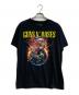 GUNS N ROSES（ガンズ・アンド・ローゼズ）の古着「プリントTシャツ」｜ブラック