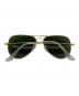 RAY-BAN (レイバン) AVIATOR CLASSIC ティアドロップサングラス ゴールド サイズ:58□14：7000円