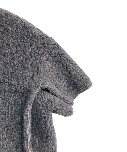 COMME des GARCONS（コムデギャルソン）COMME des GARCONS (コムデギャルソン) インサイドアウトメランジボア半袖カットソー　BLACK ROSE 黒い薔薇 AD2022 グレー サイズ:XSの古着・服飾アイテム