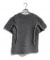 COMME des GARCONS (コムデギャルソン) インサイドアウトメランジボア半袖カットソー　BLACK ROSE 黒い薔薇 AD2022 グレー サイズ:XS：9000円