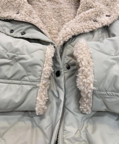 WCJ（ダブルシージェイ）WCJ (ダブルシージェイ) ボアキルティングリバーシブルブルゾン カーキ×ベージュ サイズ:Free 未使用品の古着・服飾アイテム