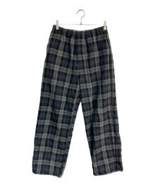 UNIVERSAL PRODUCTS.（ユニバーサルプロダクツ）の古着「WOOL EASY OVER PANTS　253-60510」｜ネイビー