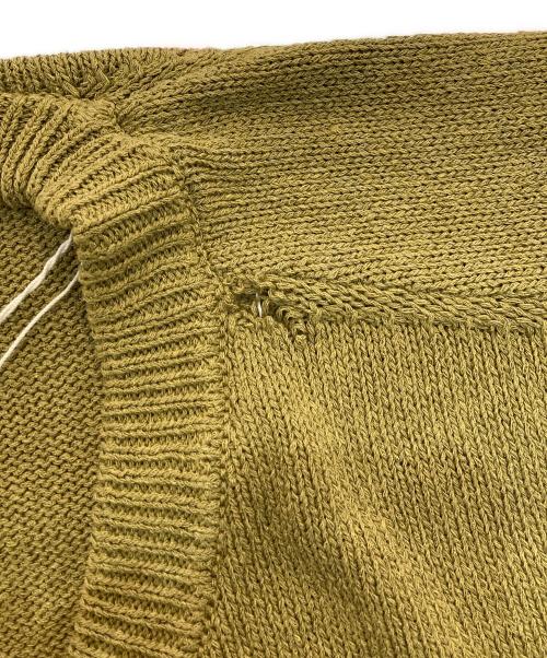 ANCELLM（アンセルム）ANCELLM (アンセルム) UV NECK KNIT　ANC-KN16 LIME サイズ:2の古着・服飾アイテム