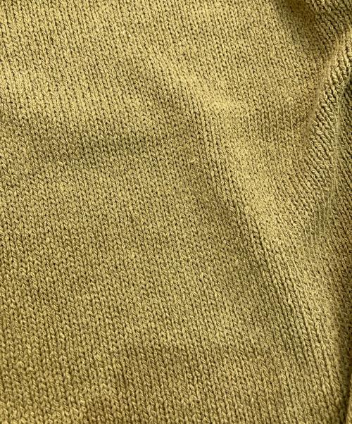 ANCELLM（アンセルム）ANCELLM (アンセルム) UV NECK KNIT　ANC-KN16 LIME サイズ:2の古着・服飾アイテム