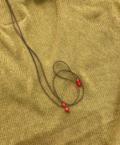 ANCELLM（アンセルム）ANCELLM (アンセルム) UV NECK KNIT　ANC-KN16 LIME サイズ:2の古着・服飾アイテム