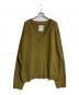 ANCELLM（アンセルム）の古着「UV NECK KNIT　ANC-KN16」｜LIME