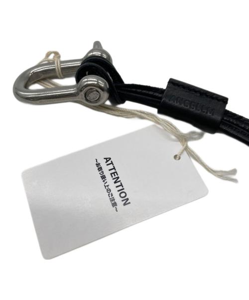 ANCELLM（アンセルム）ANCELLM (アンセルム) LEATHER ROPE BELT ブラックの古着・服飾アイテム