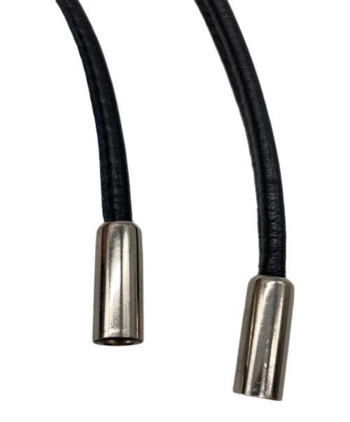 ANCELLM（アンセルム）ANCELLM (アンセルム) LEATHER ROPE BELT ブラックの古着・服飾アイテム
