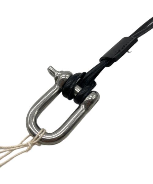 ANCELLM（アンセルム）ANCELLM (アンセルム) LEATHER ROPE BELT ブラックの古着・服飾アイテム